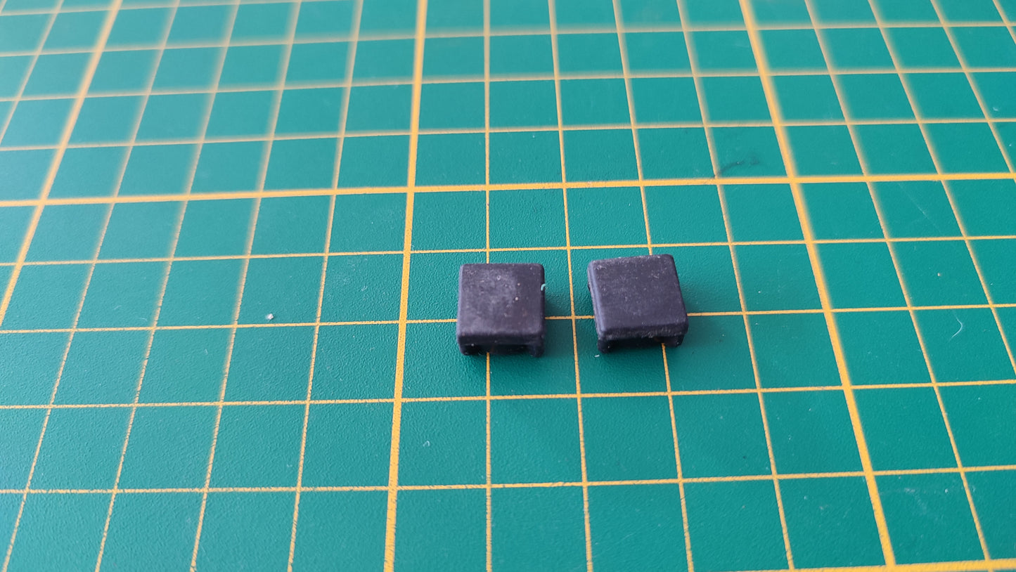 Cache caoutchouc x2 pièce détachée console de jeux Sony Playstation 2 Ps2 SCPH-39004 #D68