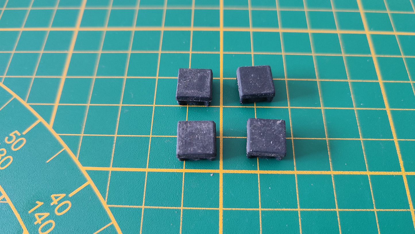 Cache caoutchouc x4 pièce détachée console de jeux Sony Playstation 2 Ps2 SCPH-39004 #D94