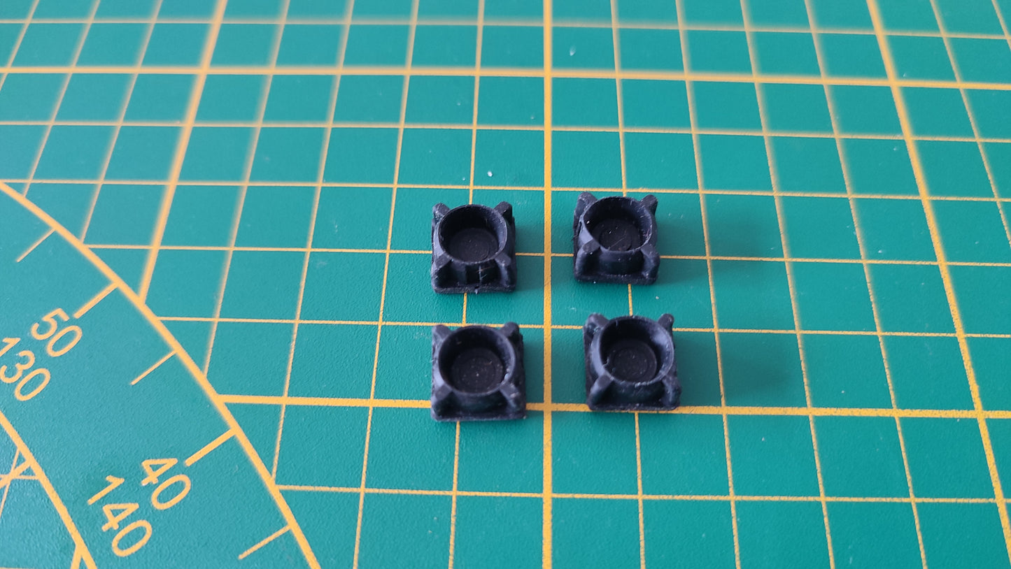 Cache caoutchouc x4 pièce détachée console de jeux Sony Playstation 2 Ps2 SCPH-39004 #D94