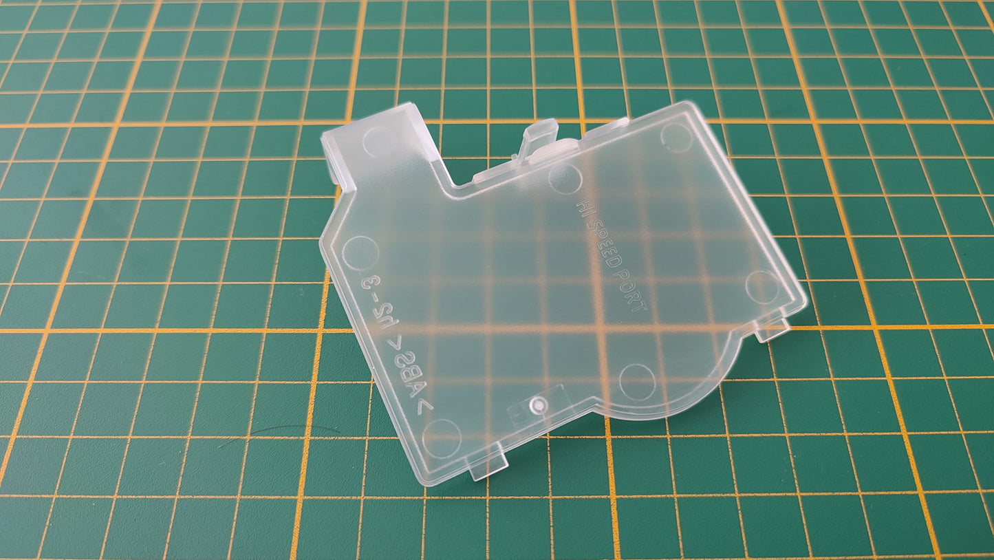 Cache hi speed port blanc transparent pièce détachée pour console de jeux Nintendo Game cube DOL-101 DOL-001