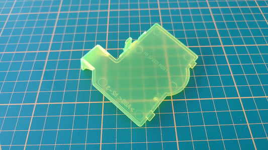 Cache hi speed port jaune transparent pièce détachée pour console de jeux Nintendo Game cube DOL-101 DOL-001