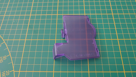 Cache hi speed port seul violet transparent pièce détachée pour console de jeux Nintendo Game cube Gamecube DOL-101 et ou DOL-001