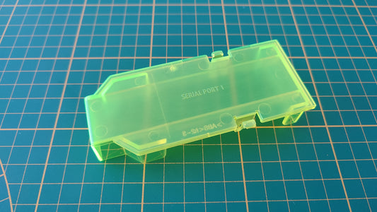 Cache serial port 1 jaune transparent pièce détachée pour console de jeux Nintendo Game cube DOL-101 DOL-001