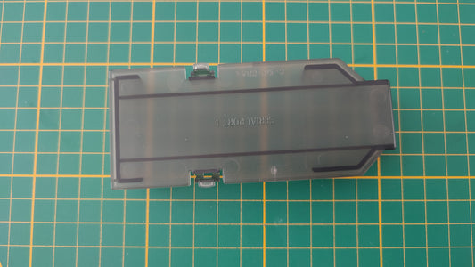 Cache serial port 1 noir transparent pièce détachée pour console de jeux Nintendo Game cube Gamecube DOL-101 et/ou DOL-001