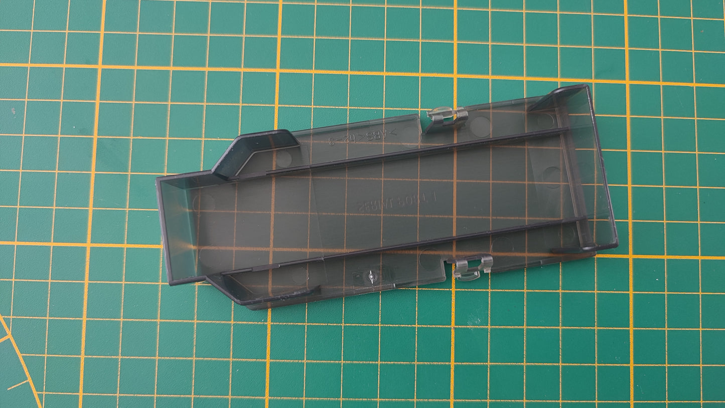 Cache serial port 1 noir transparent pièce détachée pour console de jeux Nintendo Game cube Gamecube DOL-101 et/ou DOL-001