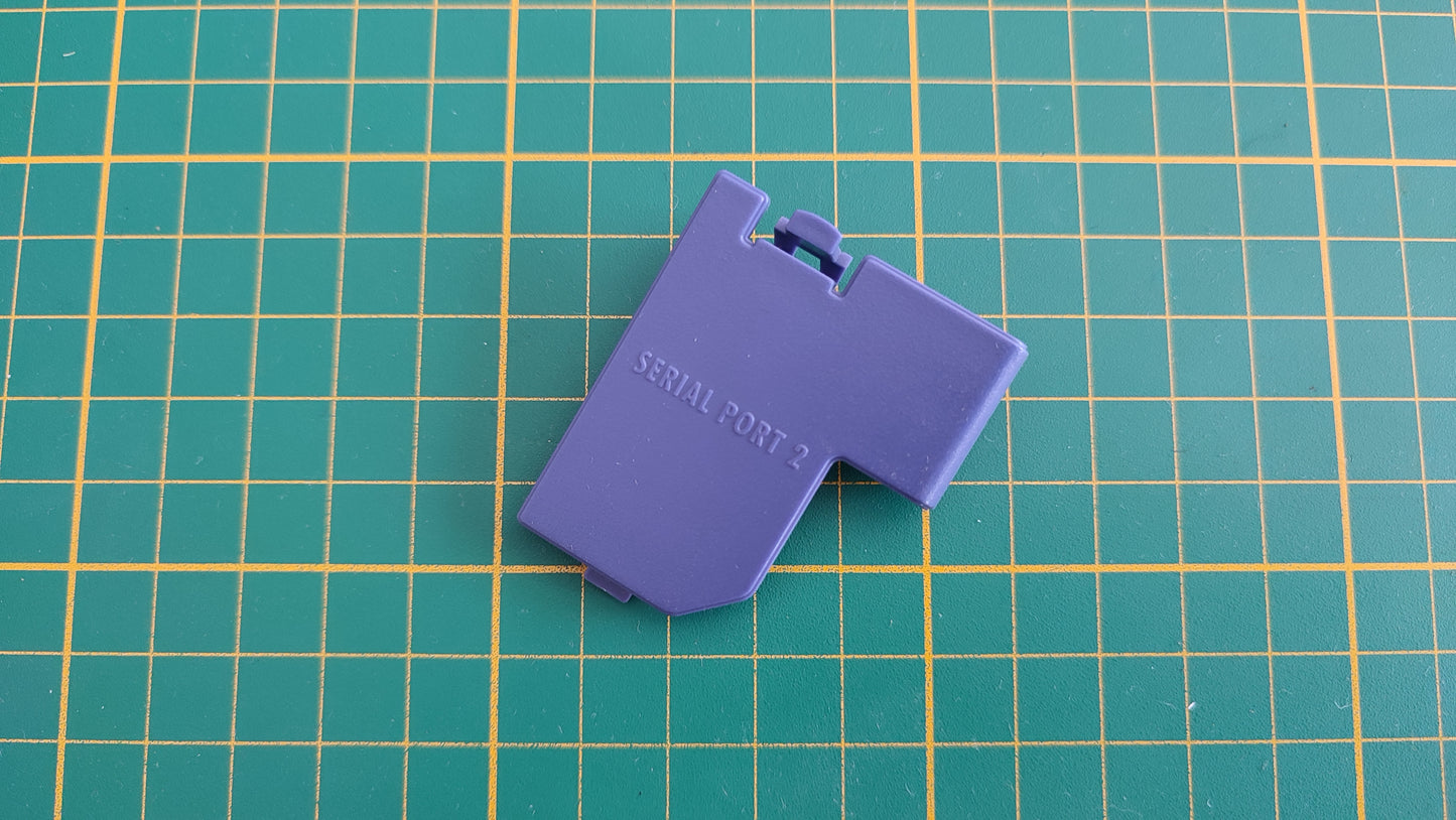Cache serial port 2 ABS 2-7 pièce détachée console de jeux Nintendo Gamecube DOL-001 (EUR) #E58