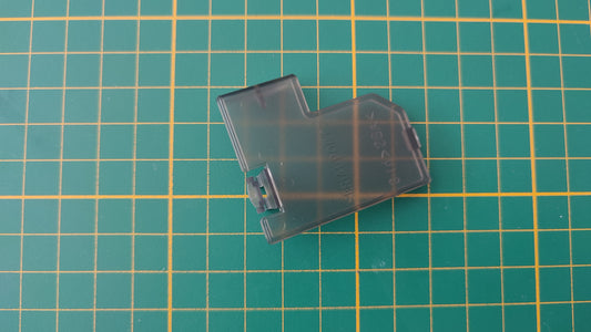 Cache serial port 2 noir transparent pièce détachée pour console de jeux Nintendo Game cube Gamecube DOL-101 et/ou DOL-001