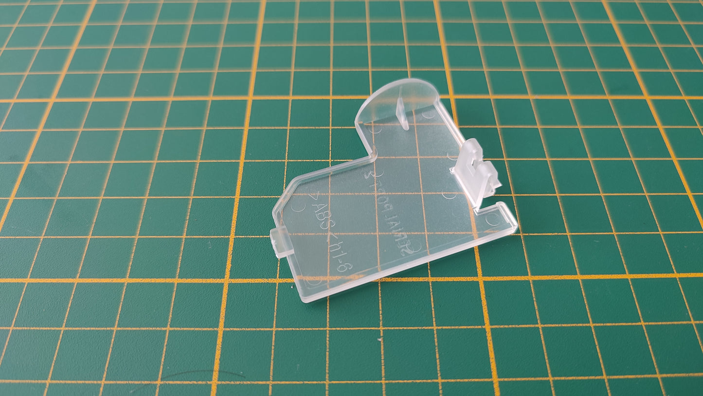 Cache serial port blanc transparent pièce détachée pour console de jeux Nintendo Game cube DOL-101 DOL-001