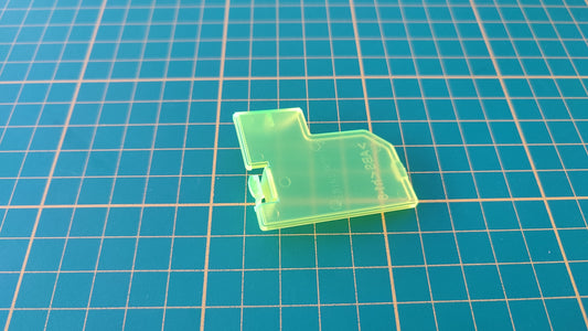 Cache serial port jaune transparent pièce détachée pour console de jeux Nintendo Game cube DOL-101 DOL-001