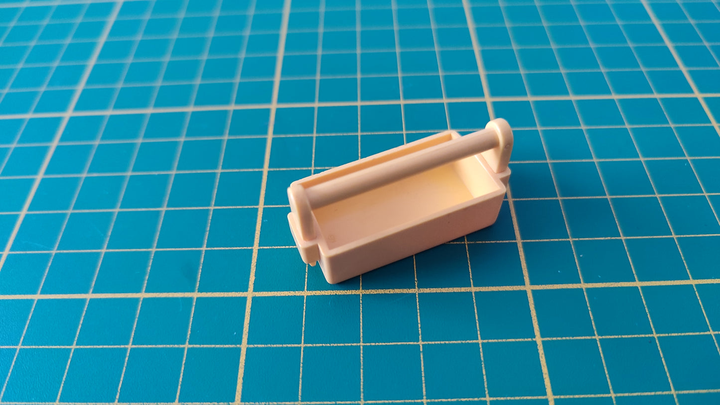 Caisse à outils jaune pièce détachée Playmobil #D54