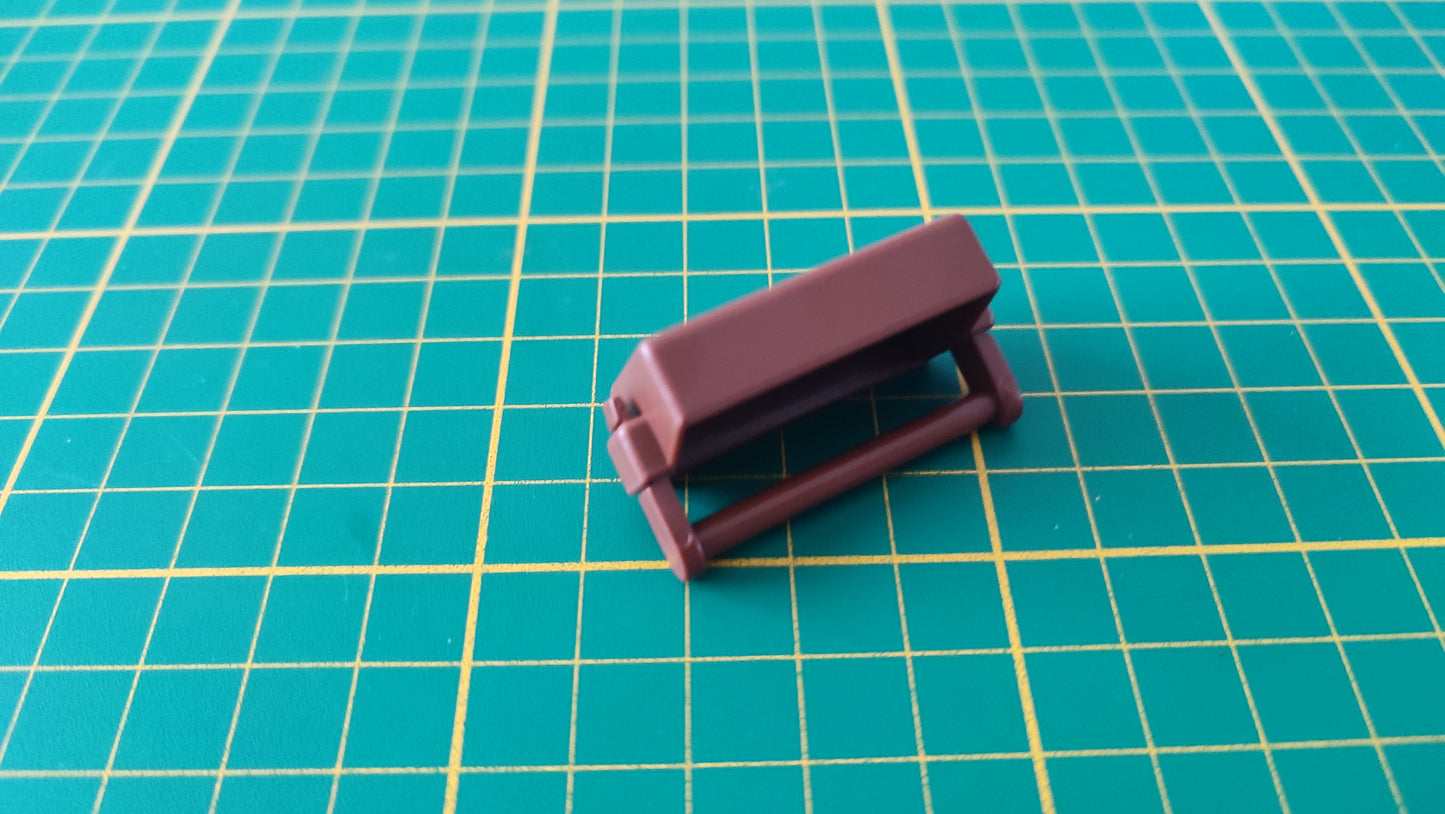 Caisse à outils marron pièce détachée Playmobil #D54