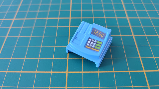 Caisse enregistreuse jouet bleue référence 30 25 4753 pièce détachée Playmobil #B90