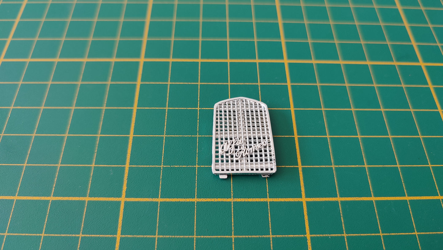 Calandre avant pièce détachée miniature Burago Bburago Alfa Romeo 2300 Monza 1934 1/18 1/18e 1/18ème #D93