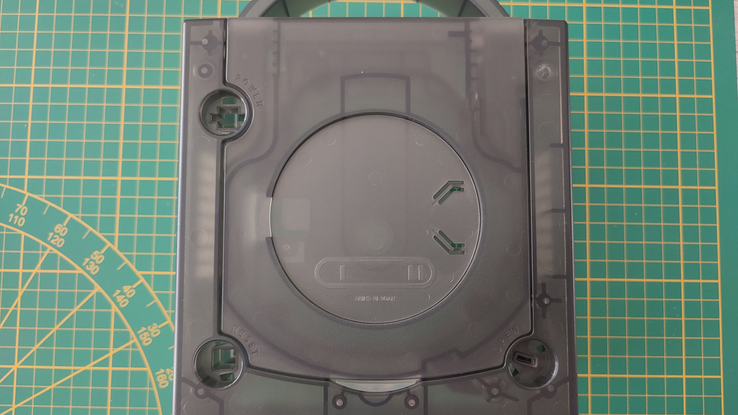 Capot seul noir transparent pièce détachée pour console de jeux Nintendo Game cube Gamecube DOL-101 et/ou DOL-001