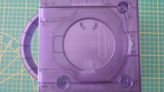 Capot seul violet transparent pièce détachée pour console de jeux Nintendo Game cube Gamecube DOL-101 et ou DOL-001