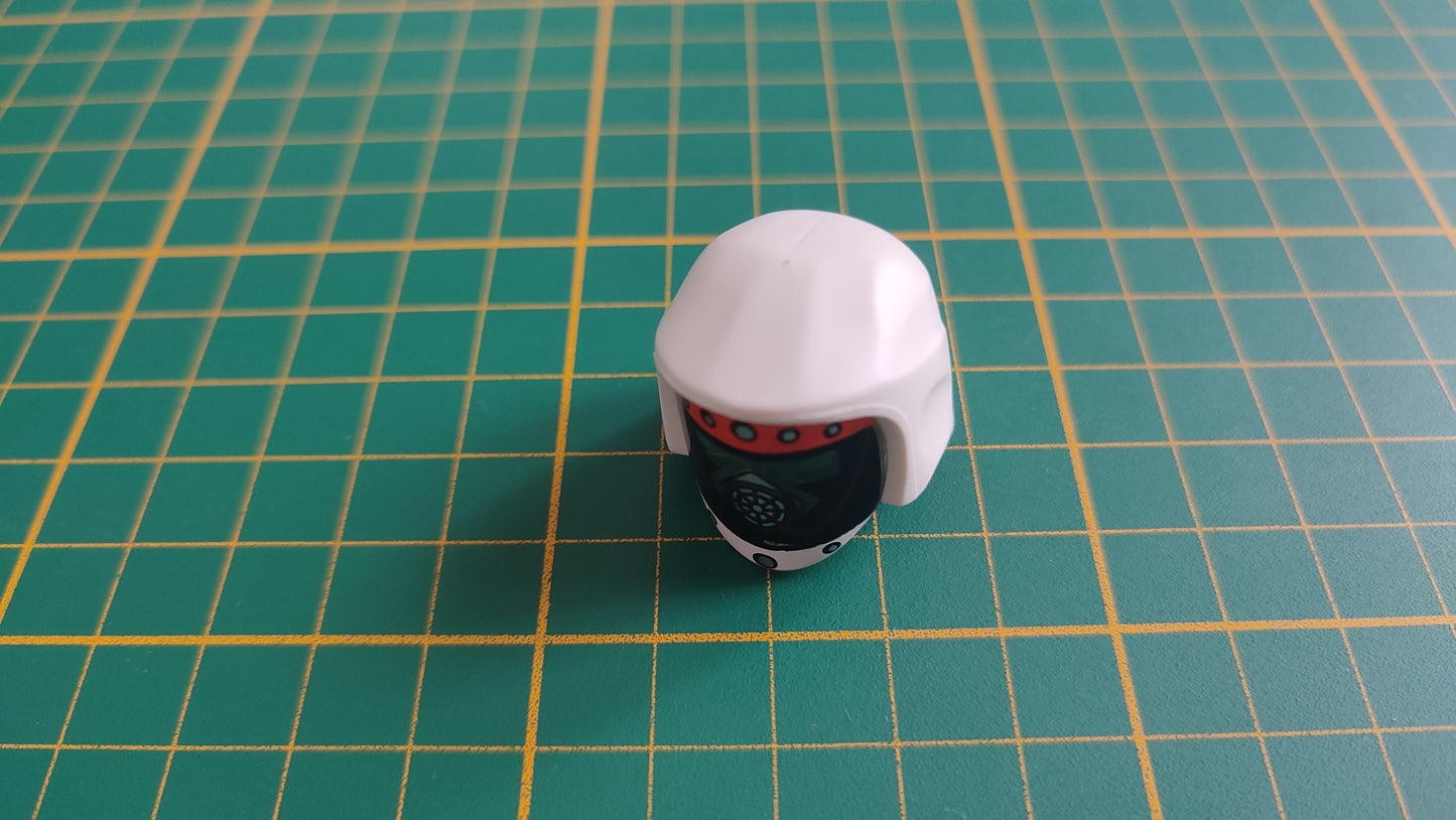 Capuche avec visière blanche référence 30628547 pièce détachée Playmobil #E75