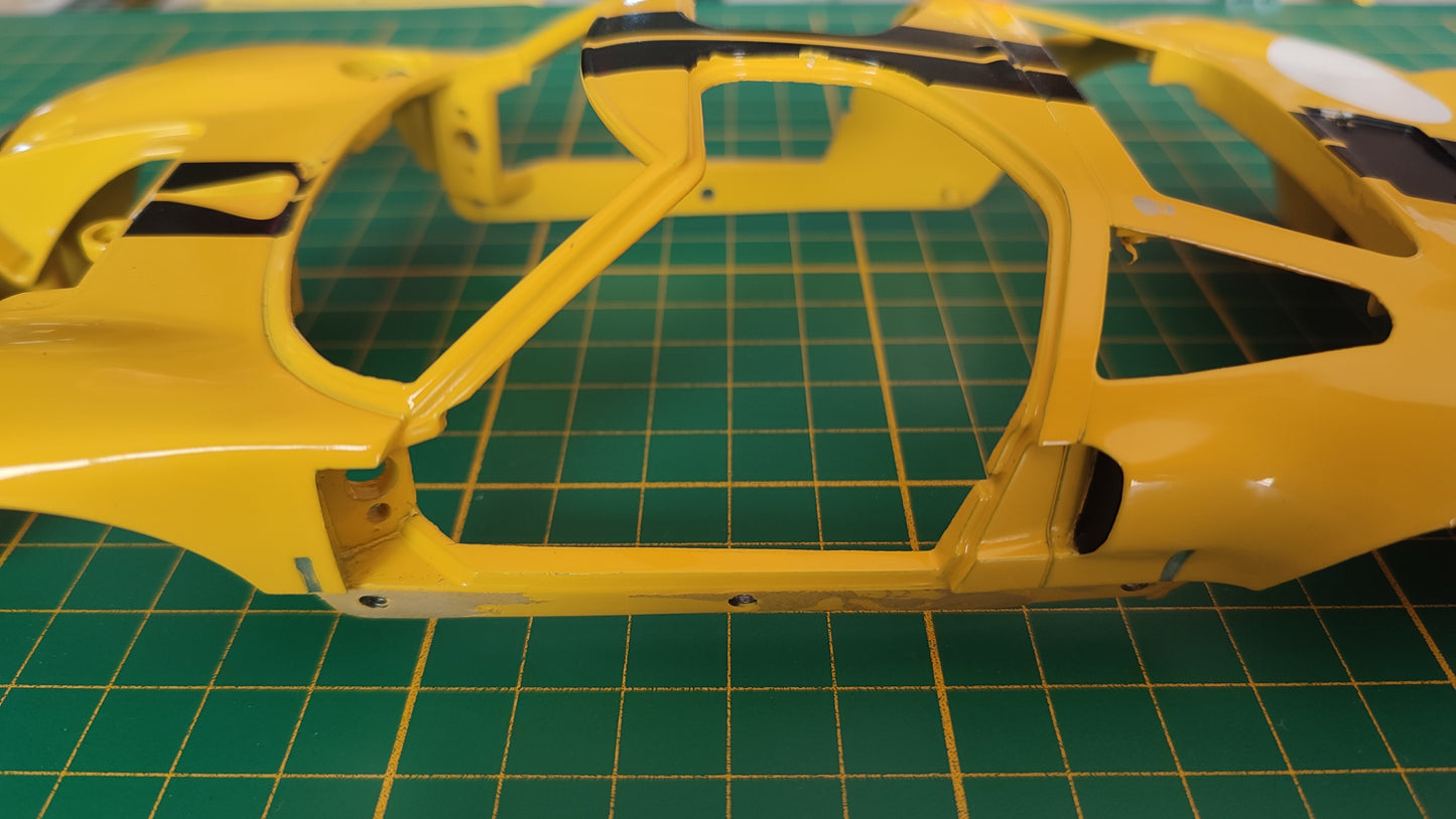 Carcasse Carrosserie Ford GT40 Widebody MK1 1/18 Solido – Pièce détachée #E71