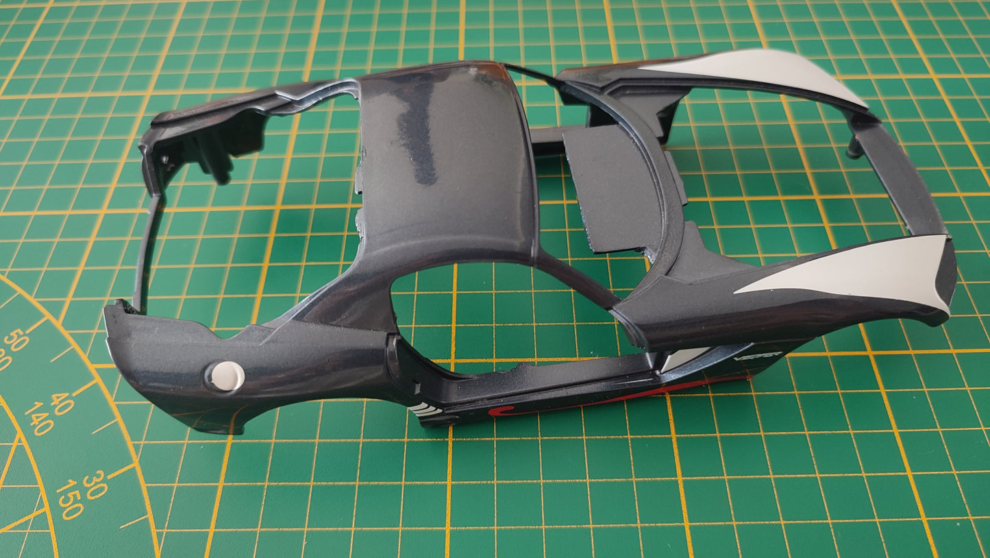 Carcasse en l'état pièce détachée miniature Jada Toys Dodge Viper SRT10 2008 1/24 1/24e 1/24ème #E24