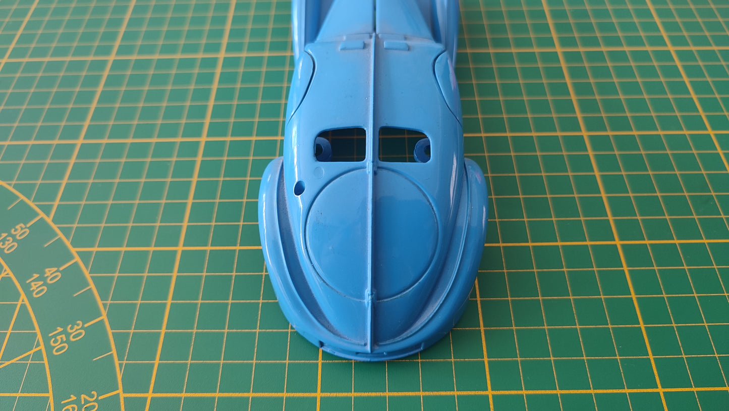 Carcasse carrosserie pièce détachée miniature Bburago Burago Bugatti Atlantic 1936 1/24 1/24e 1/24ème #D31