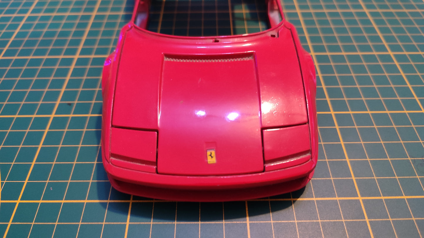 Carcasse carrosserie pièce détachée miniature Bburago burago Ferrari Testarossa 1984 1/18 1/18e 1/18ème #C42