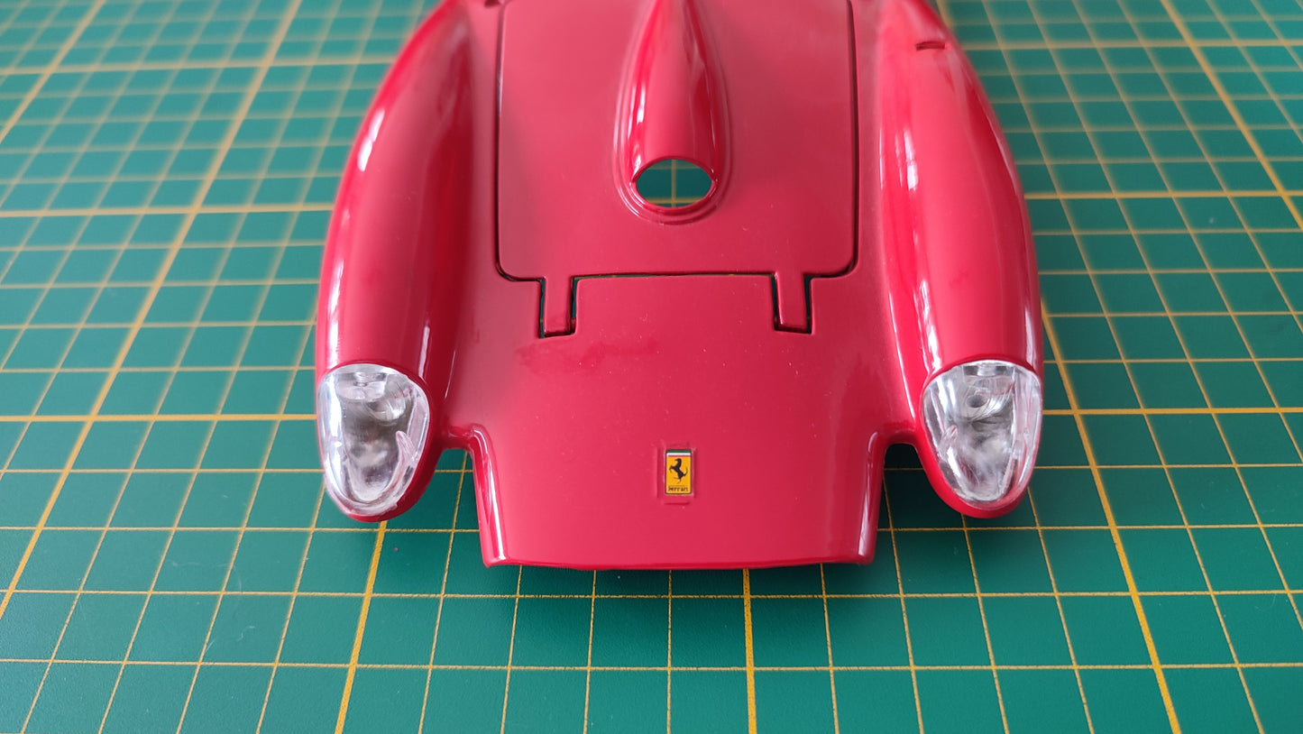 Carcasse carrosserie supérieure pièce détachée miniature Bburago Burago Ferrari 250 Testa Rossa 1957 1/18 1/18e 1/18ème #C91