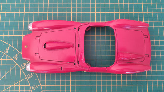 Carcasse carrosserie supérieure pièce détachée miniature Bburago Burago Ferrari 250 Testa Rossa 1957 1/18 1/18e 1/18ème #E80