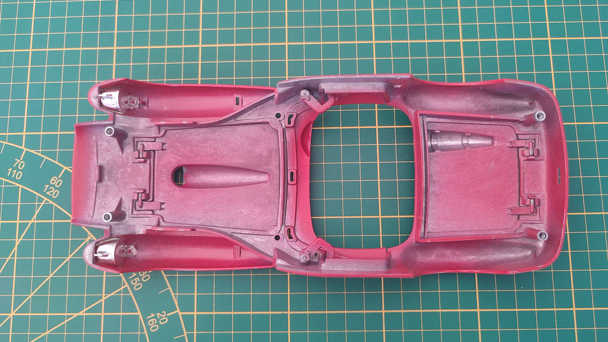 Carcasse carrosserie supérieure pièce détachée miniature Bburago Burago Ferrari 250 Testa Rossa 1957 1/18 1/18e 1/18ème #E80