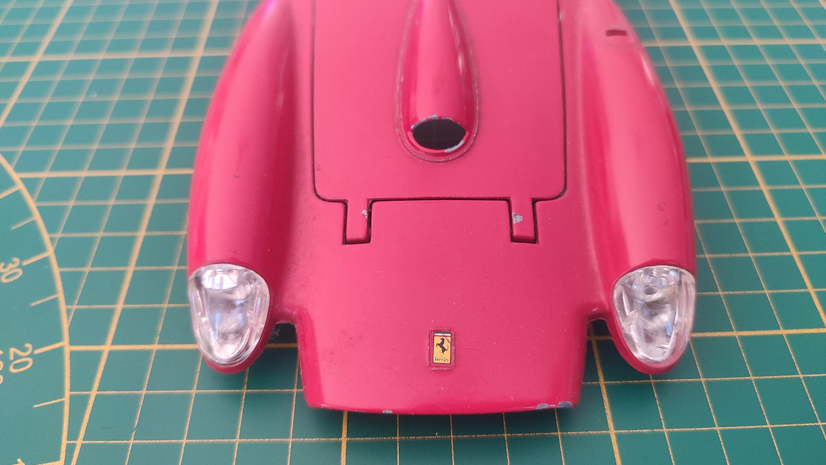 Carcasse carrosserie supérieure pièce détachée miniature Bburago Burago Ferrari 250 Testa Rossa 1957 1/18 1/18e 1/18ème #E80