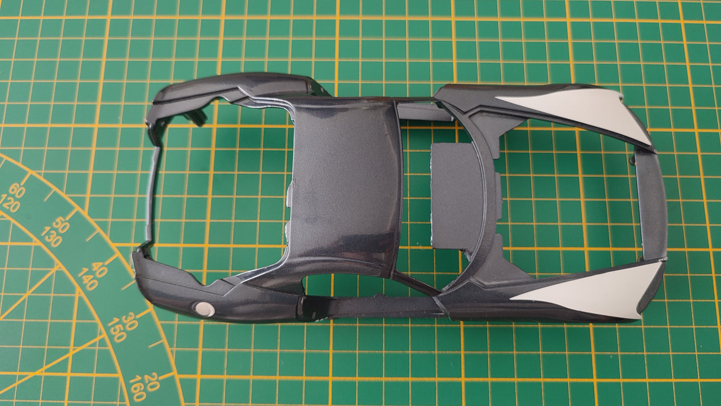 Carcasse en l'état pièce détachée miniature Jada Toys Dodge Viper SRT10 2008 1/24 1/24e 1/24ème #E24