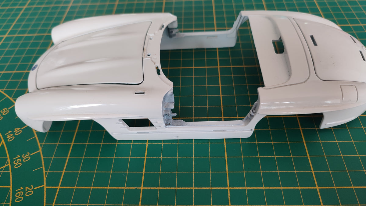 Carrosserie carcasse pièce détachée miniature Bburago Burago Mercedes-benz 300 sl 1/18 1/18e 1/18ème #E94