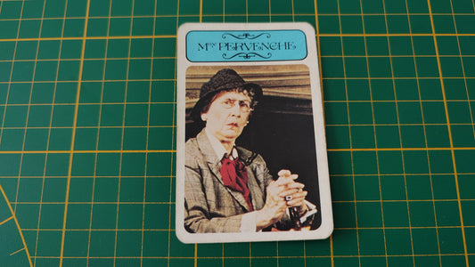 Carte Madame Pervenche en l'état Cluedo miro-meccano pièce détachée jeu de société #E26
