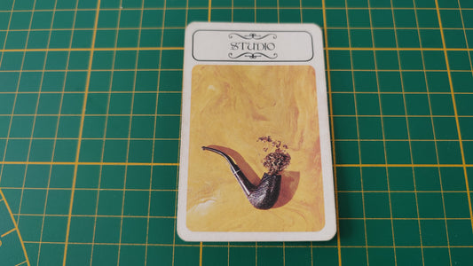 Carte studio en l'état Cluedo miro-meccano pièce détachée jeu de société #E26