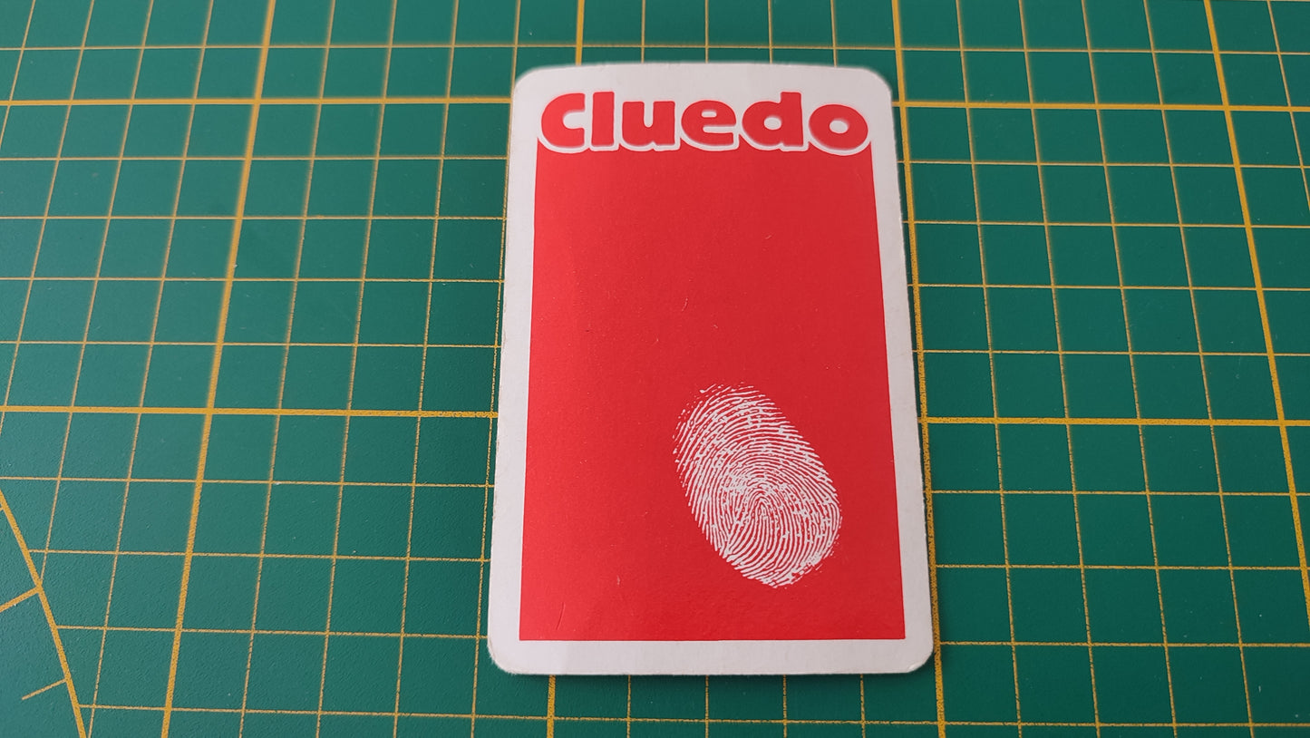 Carte chandelier en l'état Cluedo miro-meccano pièce détachée jeu de société #E26