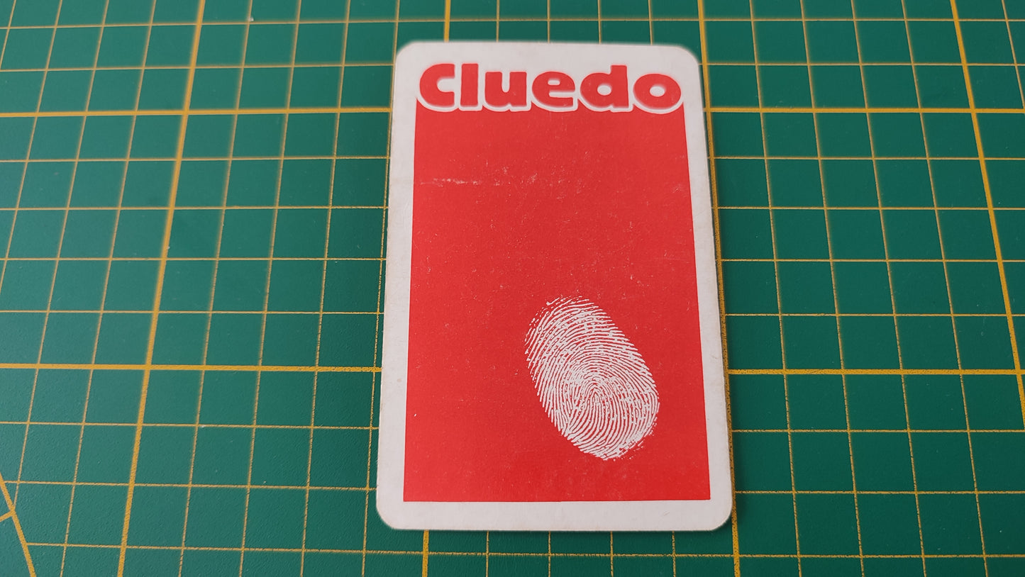 Carte studio en l'état Cluedo miro-meccano pièce détachée jeu de société #E26