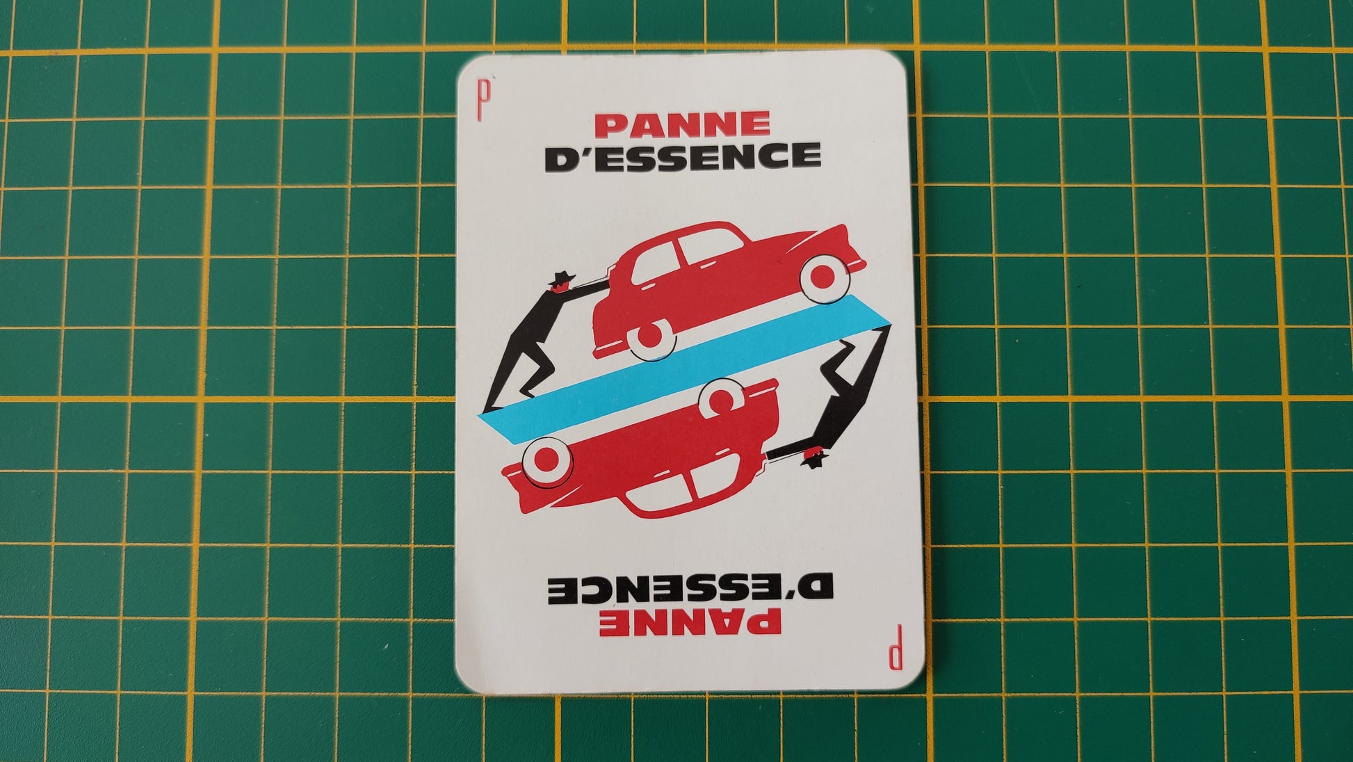 Carte attaque panne d'essence pièce détachée jeu de société 1000 mille ...