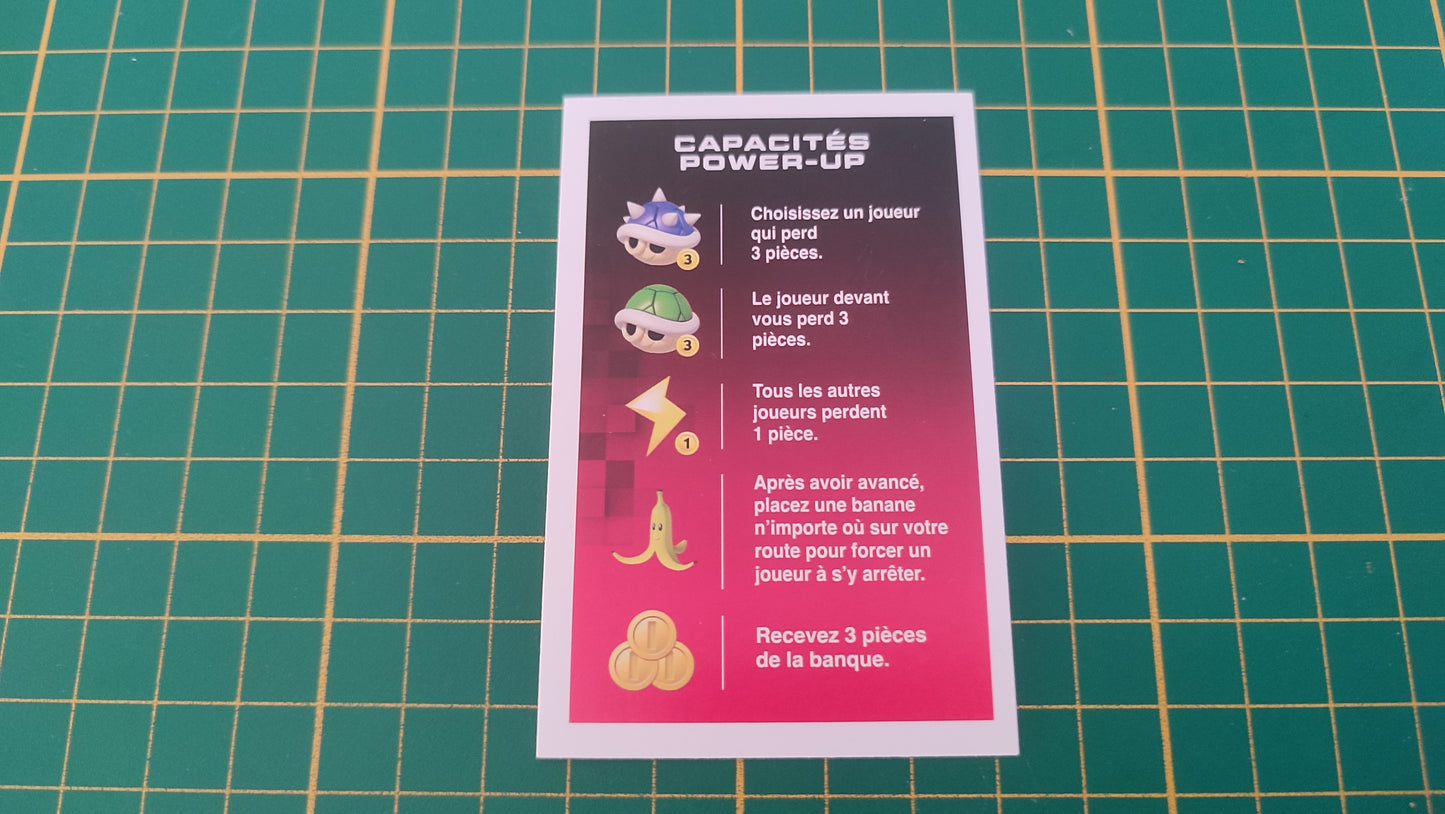 Carte à votre tour jeu de société Monopoly Gamer Mario Kart Hasbro pièce détachée #E82