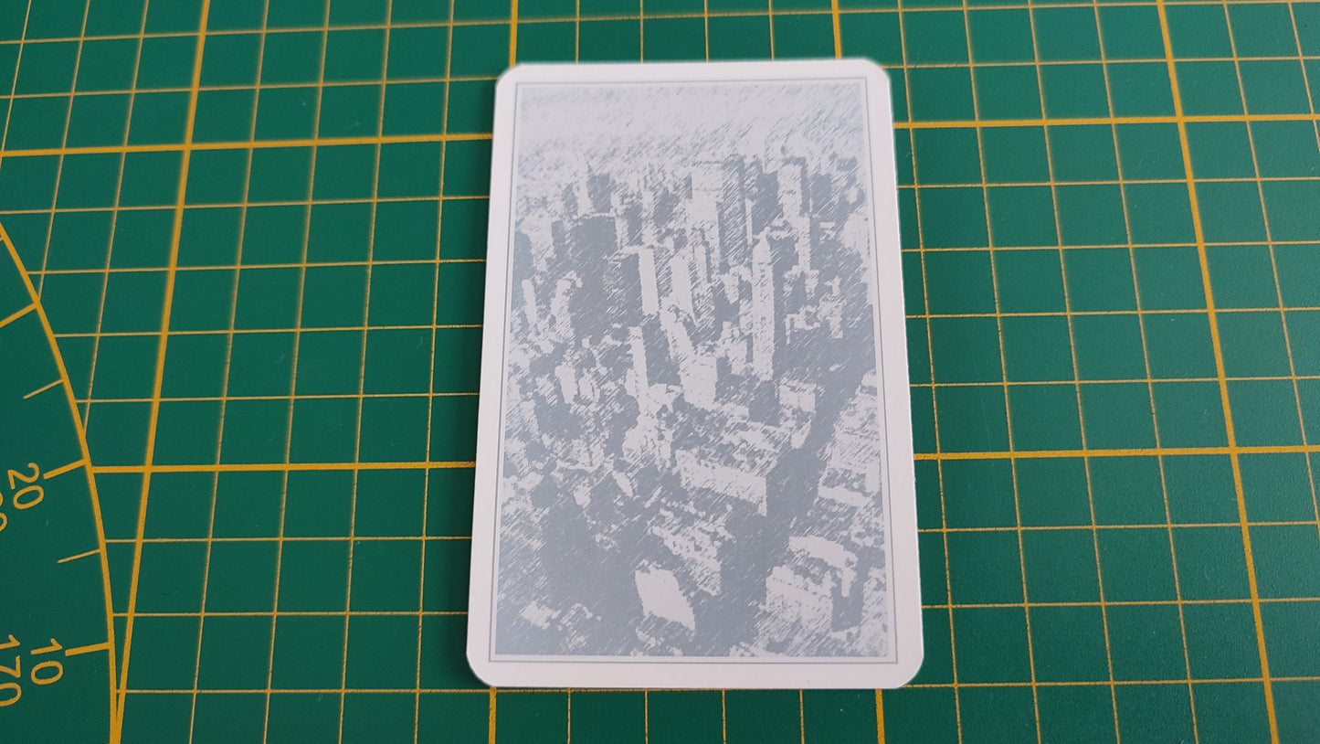 Carte bâtiment n°1 pièce détachée jeu de société Manhattan Ludodélire de Andreas Seyfarth #C55