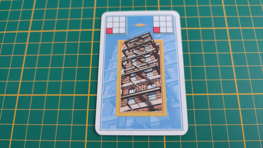 Carte bâtiment n°7 pièce détachée jeu de société Manhattan Ludodélire de Andreas Seyfarth #C55