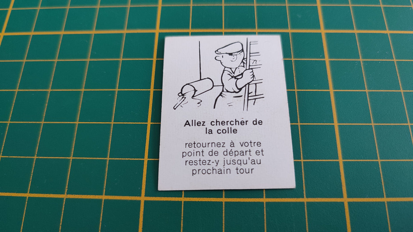 Carte chance Allez chercher de la colle pièce détachée jeu de société Défense d'afficher Gay-Play #C02