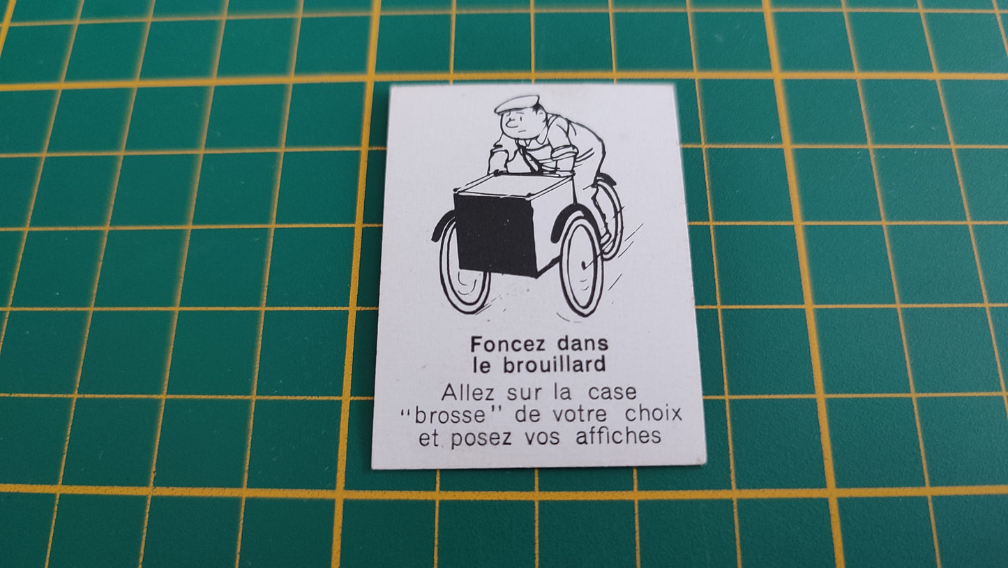 Carte chance Foncez dans le brouillard pièce détachée jeu de société Défense d'afficher Gay-Play #C02