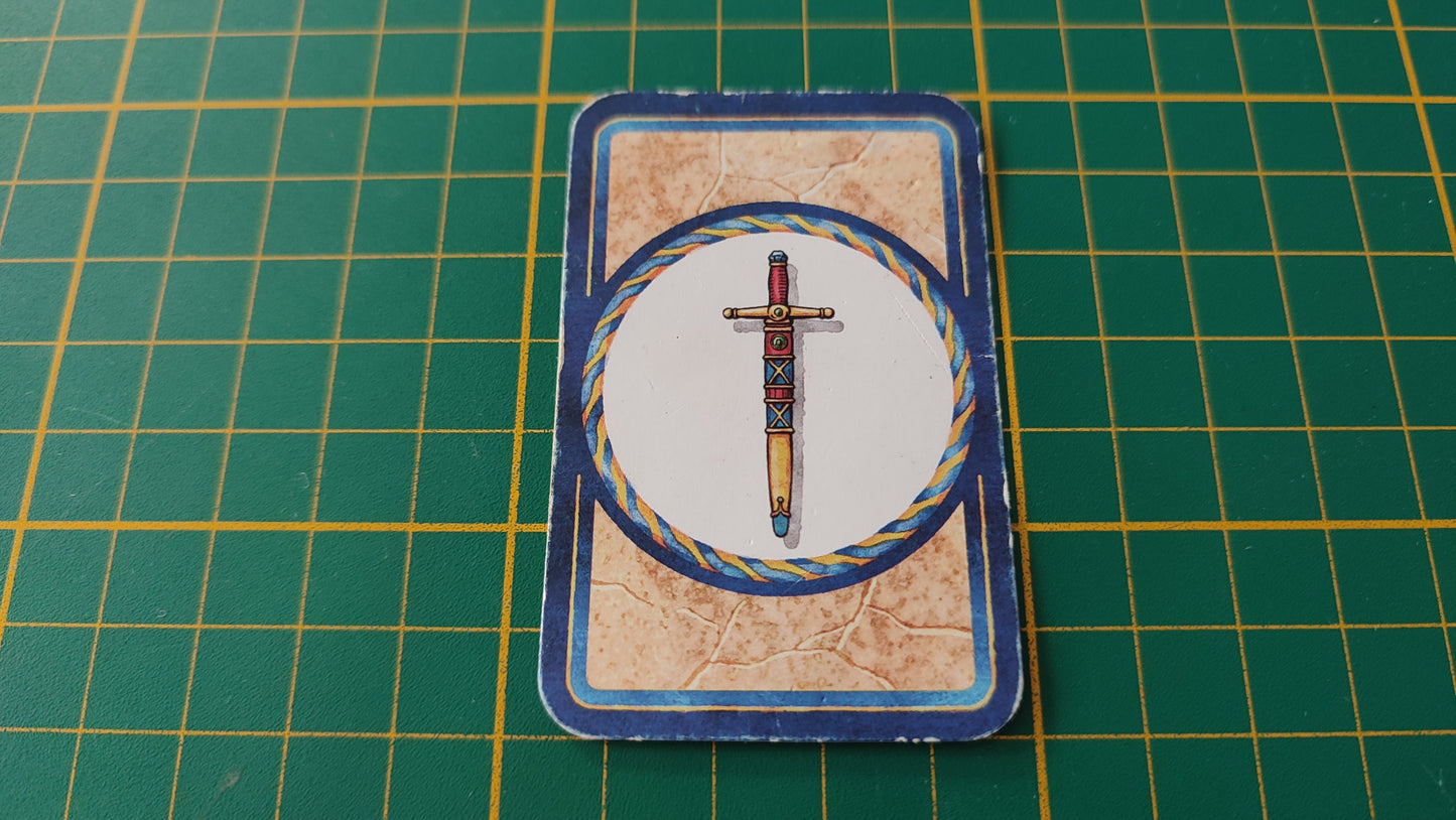 Carte épée pièce détachée jeu de société Labyrinthe Ravensburger #D64