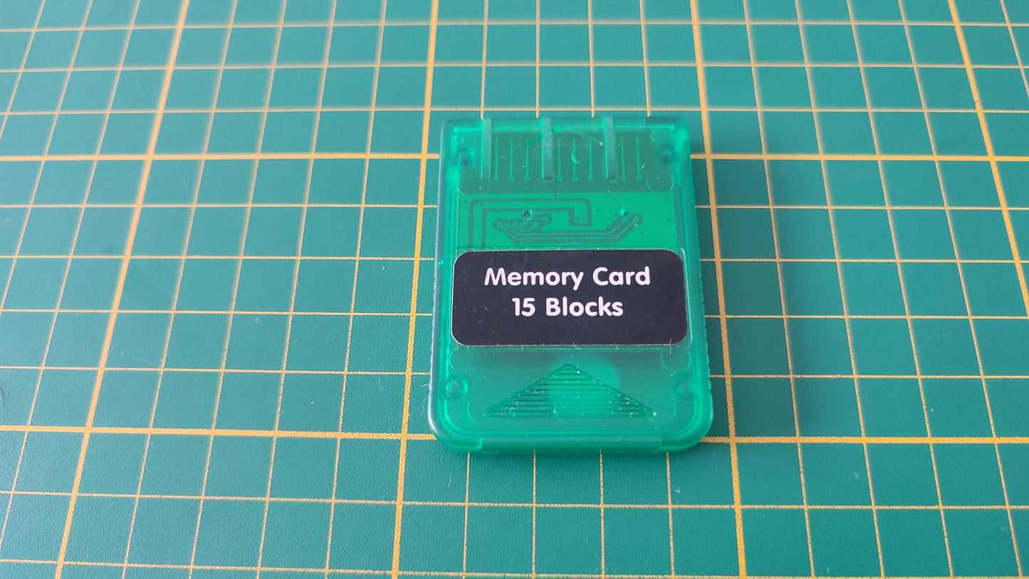 Carte mémoire 15 blocks pièce détachée console de jeux Sony Playstation 1 Ps1 SCPH-5502 #E08