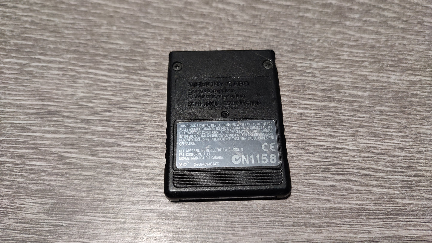 Carte mémoire 8mb SCPH-10020 pièce détachée console de jeux Sony Playstation 2 Ps2 #SP