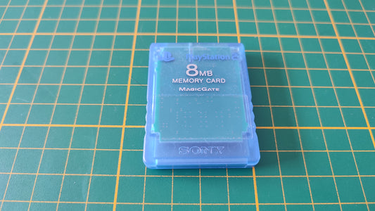 Carte mémoire bleu Playstation 2 PS2 SCPH-10020 console de jeux Sony #D94