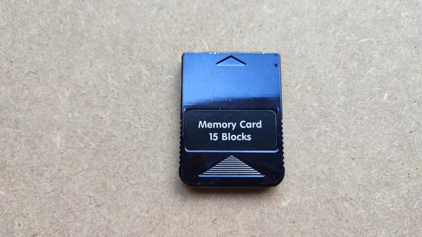 Carte mémoire memory card 15 blocks pièce détachée console de jeux Sony Playstation 1 Ps1 #SP