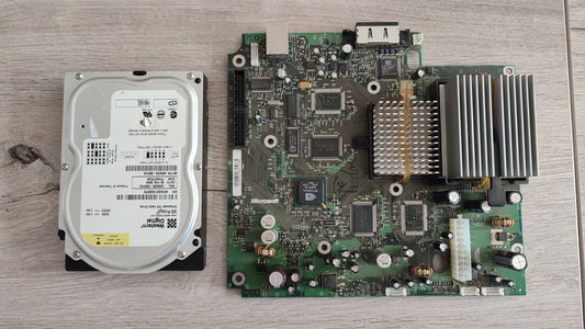 Carte mère + disque dur pièce détachée console de jeux Microsoft Xbox 1ère génération #C80