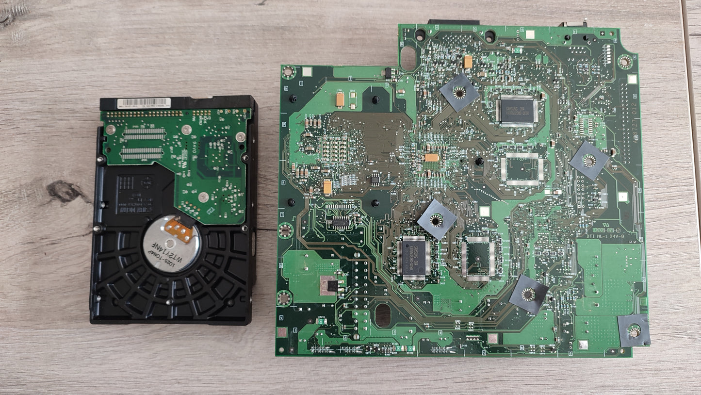 Carte mère + disque dur pièce détachée console de jeux Microsoft Xbox 1ère génération #C80