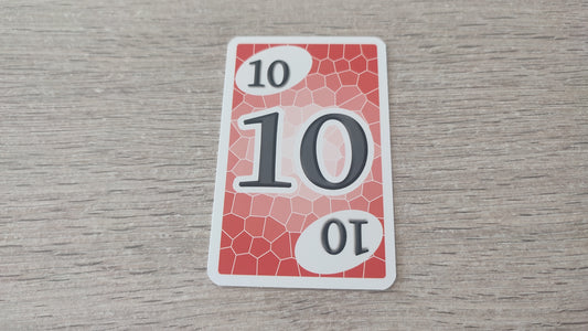 Carte numéro 10 n°10 pièce détachée Skyjo jeu de société #E15
