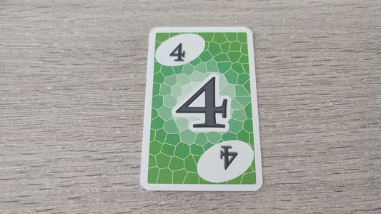 Carte numéro 4 n°4 pièce détachée Skyjo jeu de société #E15