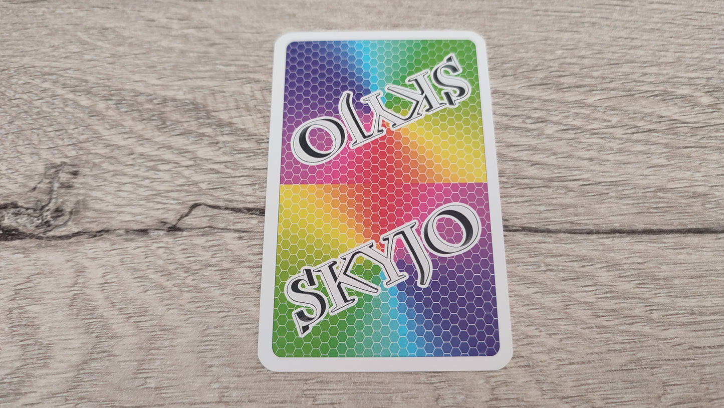 Carte numéro 8 n°8 pièce détachée Skyjo jeu de société #D19